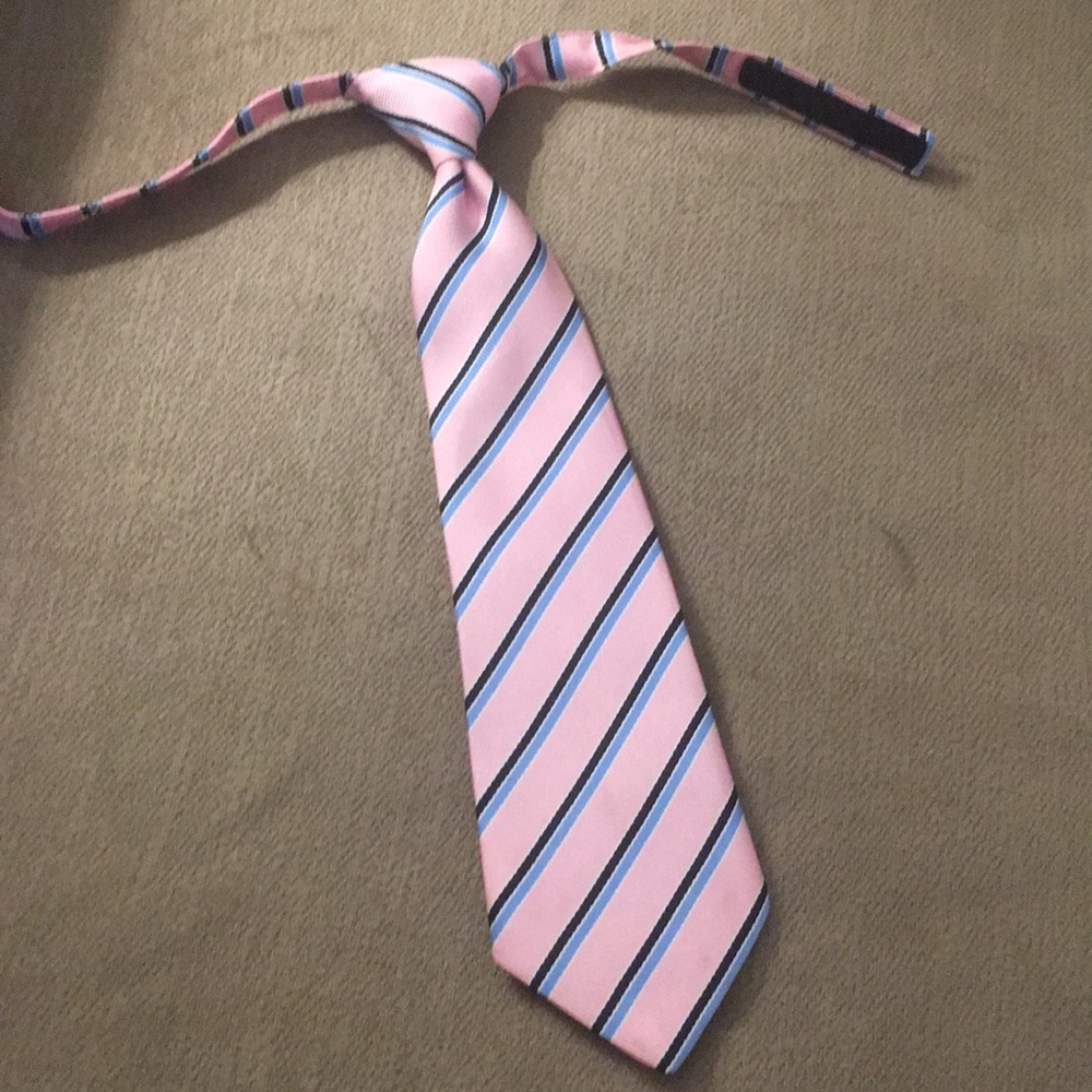Pink striped Janie and jack special occasion tie